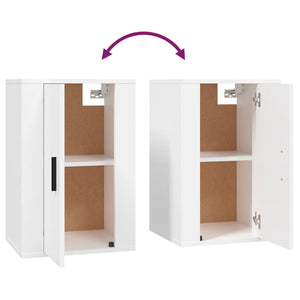 Weißer TV-Wandschrank 40 cm