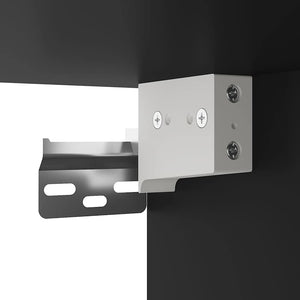 Schwarzer TV-Wandschrank 40 cm