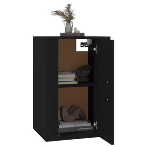 TV-Wandschränke Schwarz, 2er-Set