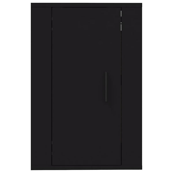 TV-Wandschränke Schwarz, 2er-Set
