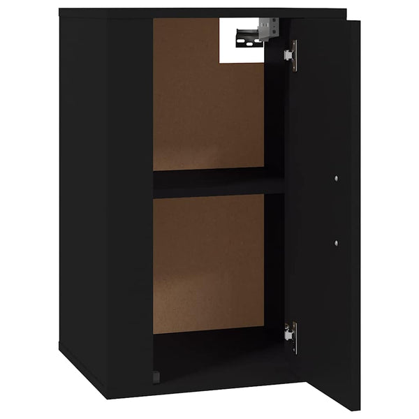 TV-Wandschränke Schwarz, 2er-Set