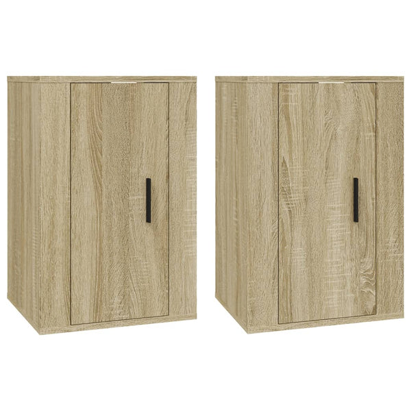 TV-Wandschränke Sonoma-Eiche, 2er-Set
