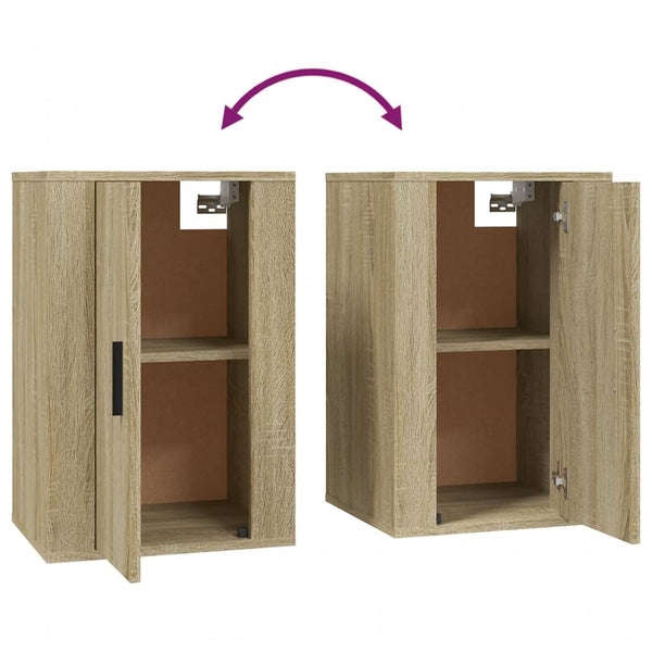TV-Wandschränke Sonoma-Eiche, 2er-Set