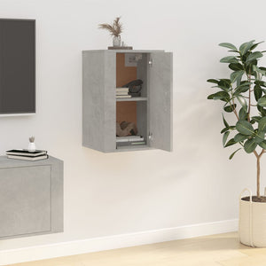 TV-Wandschrank, Betongrau, 40 cm