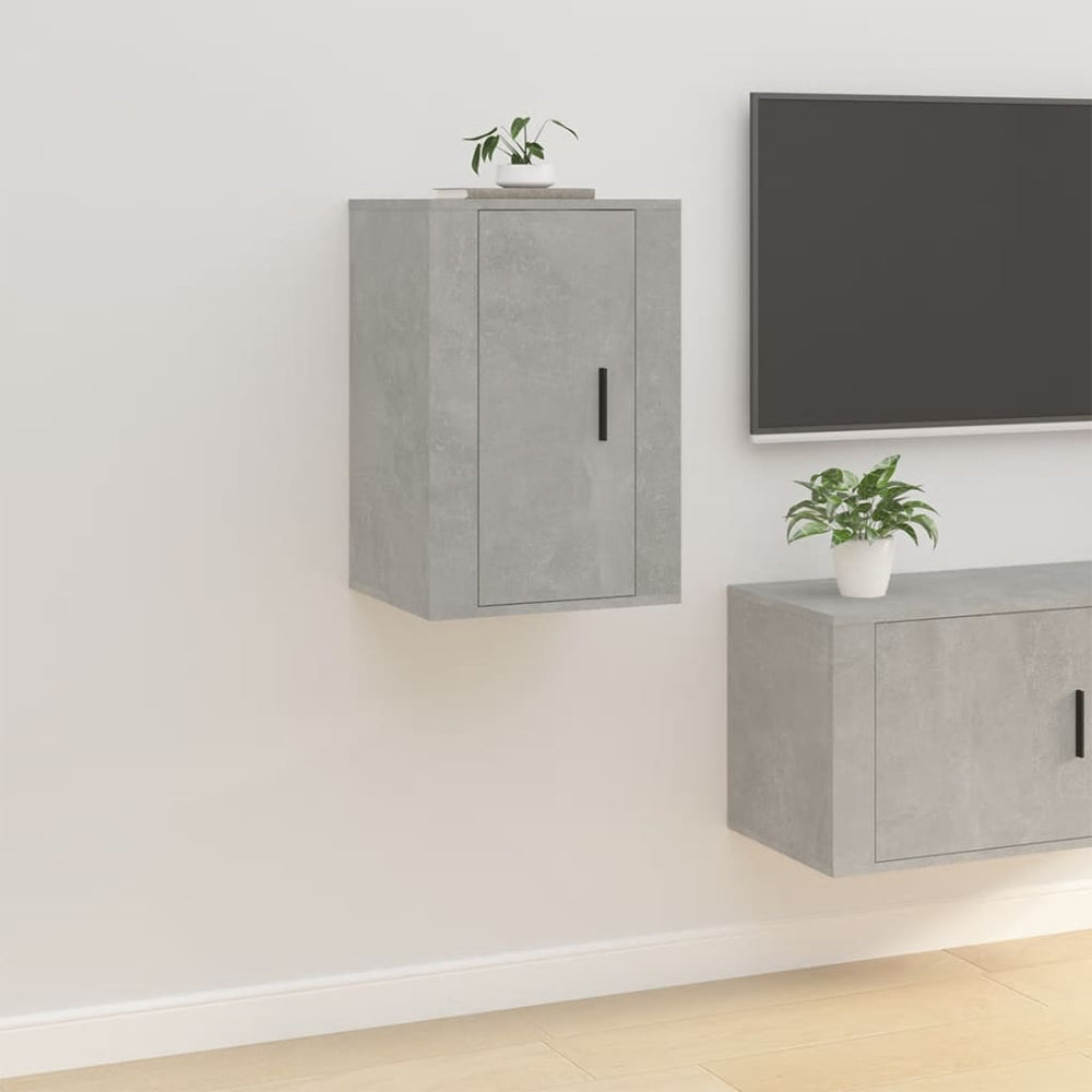 TV-Wandschrank, Betongrau, 40 cm