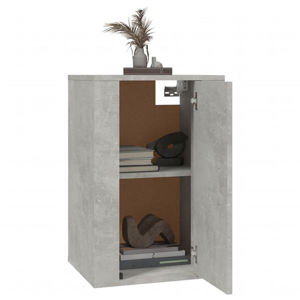 TV-Wandschränke, Betongrau, 2er-Set