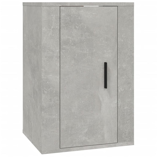 TV-Wandschränke, Betongrau, 2er-Set