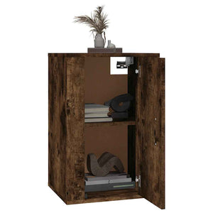 TV-Wandschränke, 2er Set, Räuchereiche