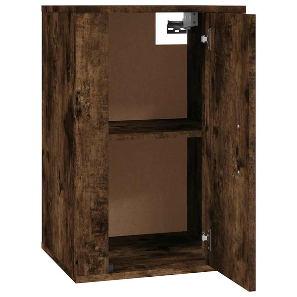 TV-Wandschränke, 2er Set, Räuchereiche