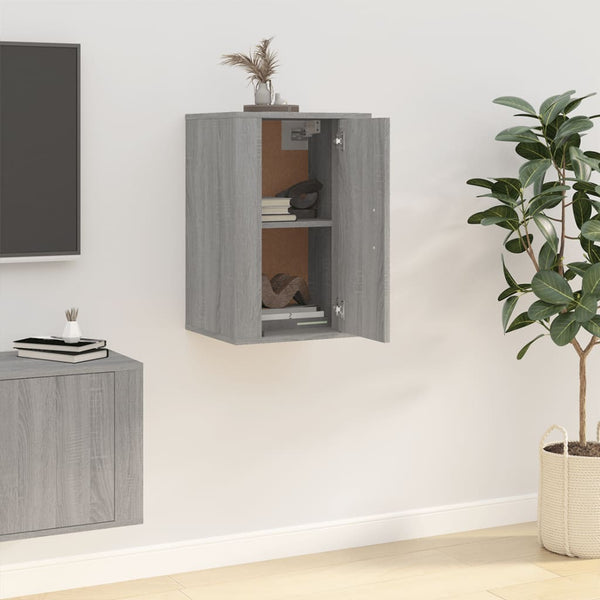 TV-Wandschrank Grau Sonoma 40 cm