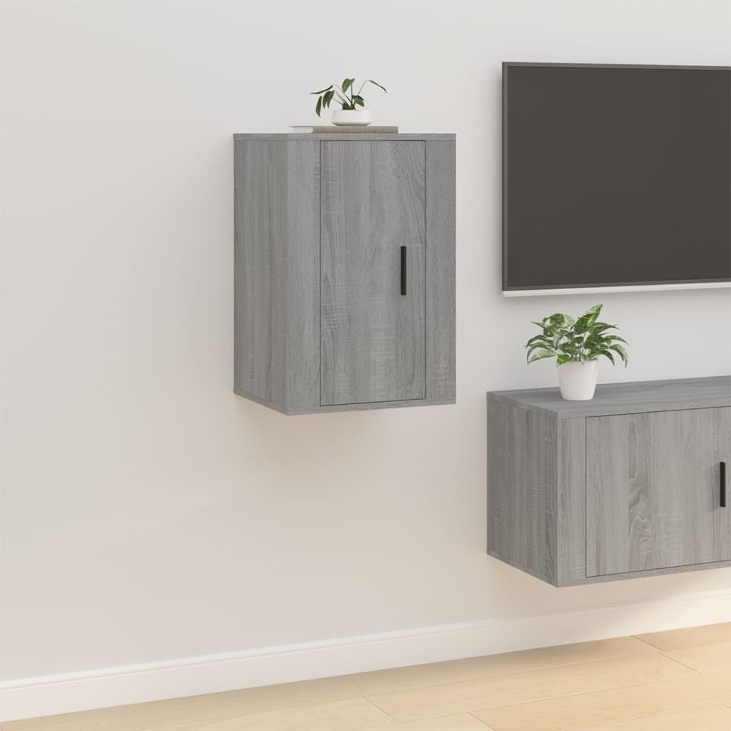 TV-Wandschrank Grau Sonoma 40 cm