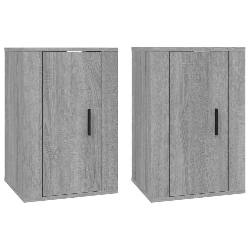 TV-Wandschränke Grau Sonoma 2er-Set