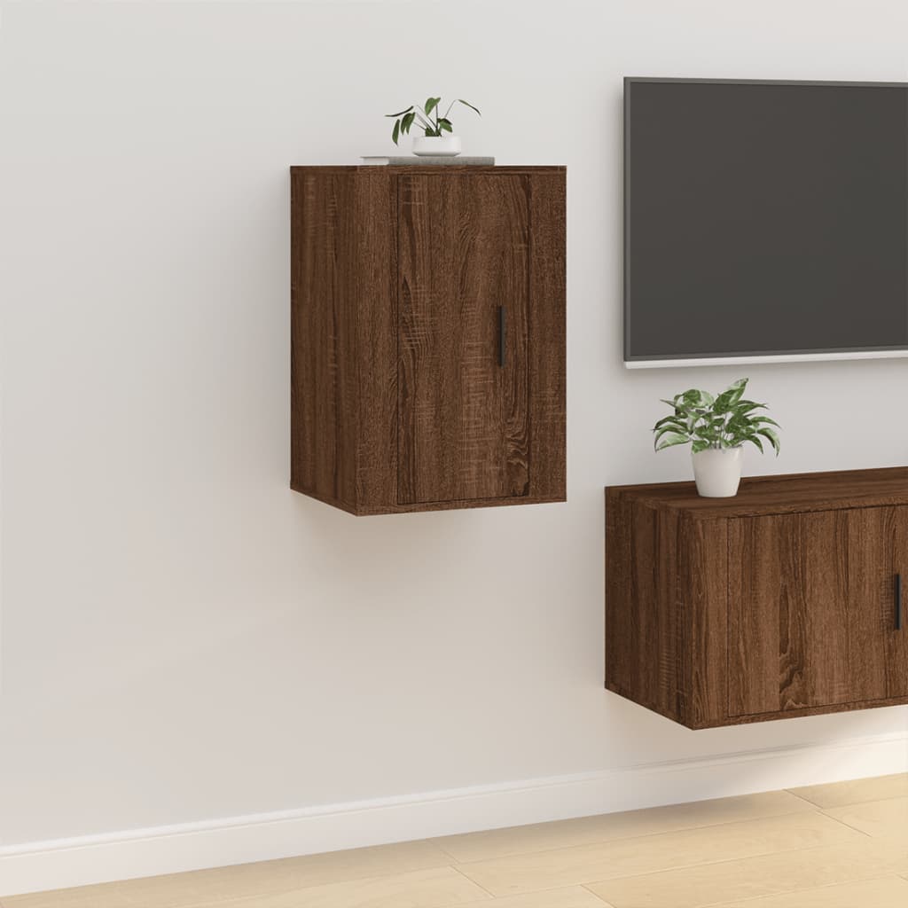 TV-Wandschrank Braun Eichen-Optik 40 cm
