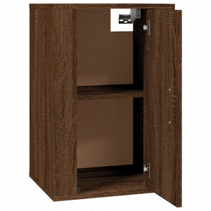 TV-Wandschränke 2er Set Braun Eiche 40x60 cm