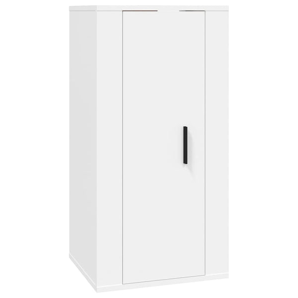 Weißer TV-Wandschrank 40x34,5x80 cm