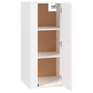 Weißer TV-Wandschrank 40x34,5x80 cm
