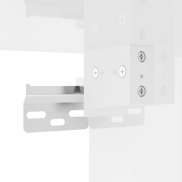 Hochglanz TV-Wandschrank Weiß 40x34,5x80 cm