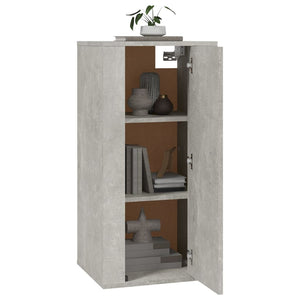 TV-Wandschrank, Betongrau, 40 cm