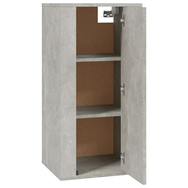 TV-Wandschrank, Betongrau, 40 cm