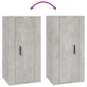 TV-Wandschrank, Betongrau, 40 cm