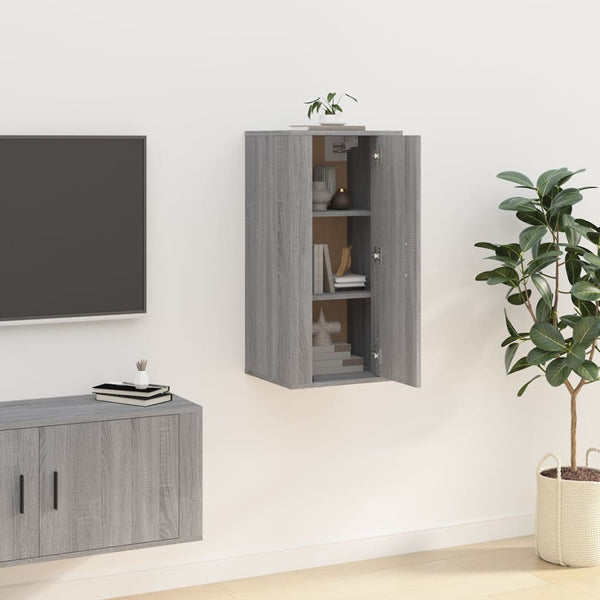 TV-Wandschrank Grau Sonoma 40 cm