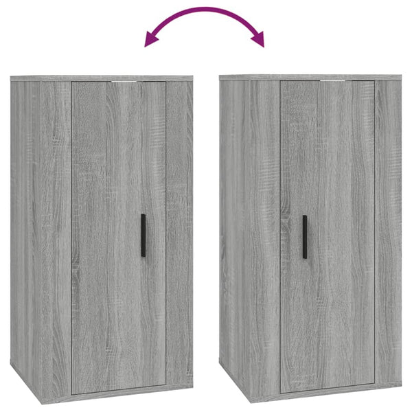 TV-Wandschrank Grau Sonoma 40 cm