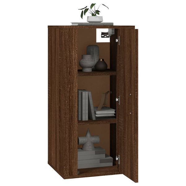 TV-Wandschrank Braun Eichen-Optik 40x80 cm