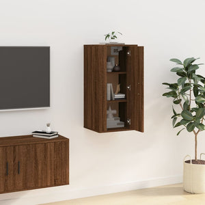 TV-Wandschrank Braun Eichen-Optik 40x80 cm