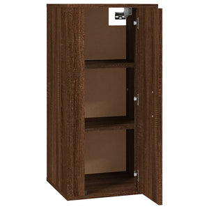 TV-Wandschrank Braun Eichen-Optik 40x80 cm