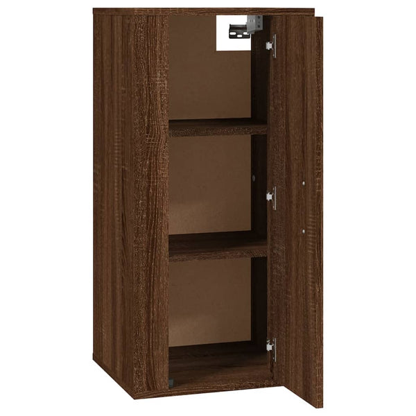 TV-Wandschrank Braun Eichen-Optik 40x80 cm