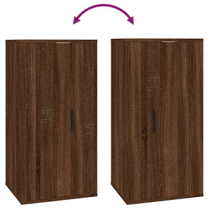 TV-Wandschrank Braun Eichen-Optik 40x80 cm