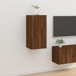 TV-Wandschrank Braun Eichen-Optik 40x80 cm