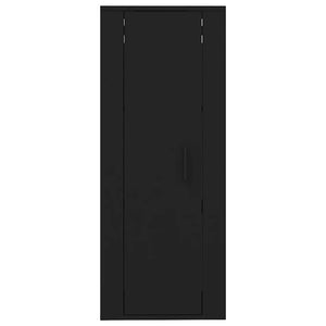 Schwarzer TV-Wandschrank 40x34,5x100 cm