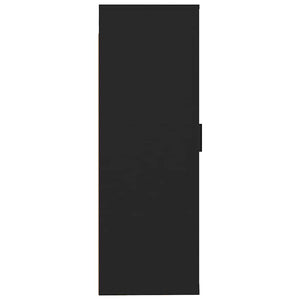 Schwarzer TV-Wandschrank 40x34,5x100 cm