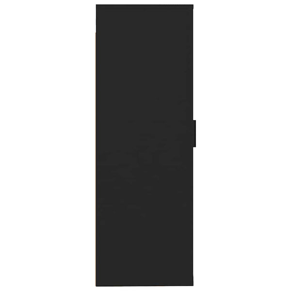 Schwarzer TV-Wandschrank 40x34,5x100 cm