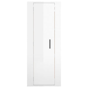TV-Wandschrank, Hochglanz Weiß, 40x100 cm