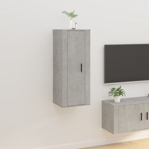 TV-Wandschrank Betongrau 40x34,5x100 cm