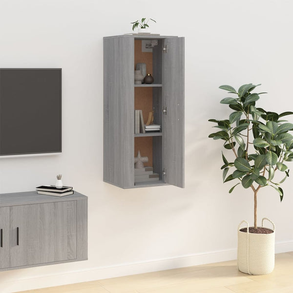 TV-Wandschrank Grau Sonoma 40 cm