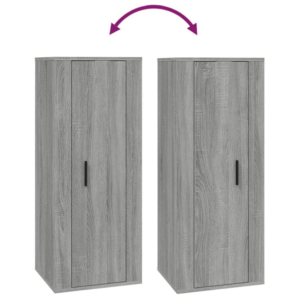 TV-Wandschrank Grau Sonoma 40 cm