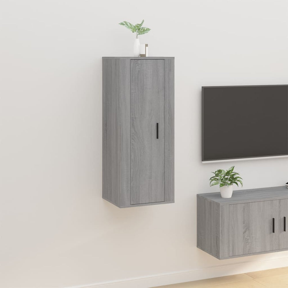 TV-Wandschrank Grau Sonoma 40 cm