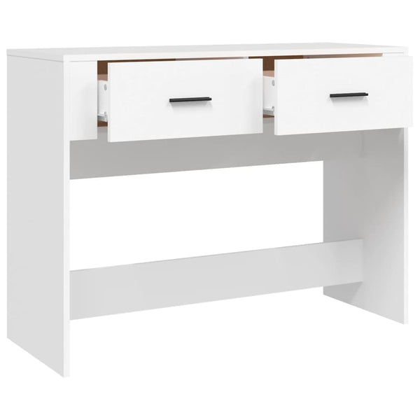 Weißer Konsolentisch mit Schubladen, 100 cm