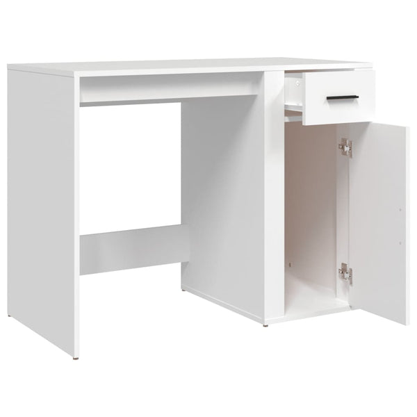 Schreibtisch Weiß 100x49 cm