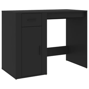 Schwarzer Schreibtisch 100x49 cm
