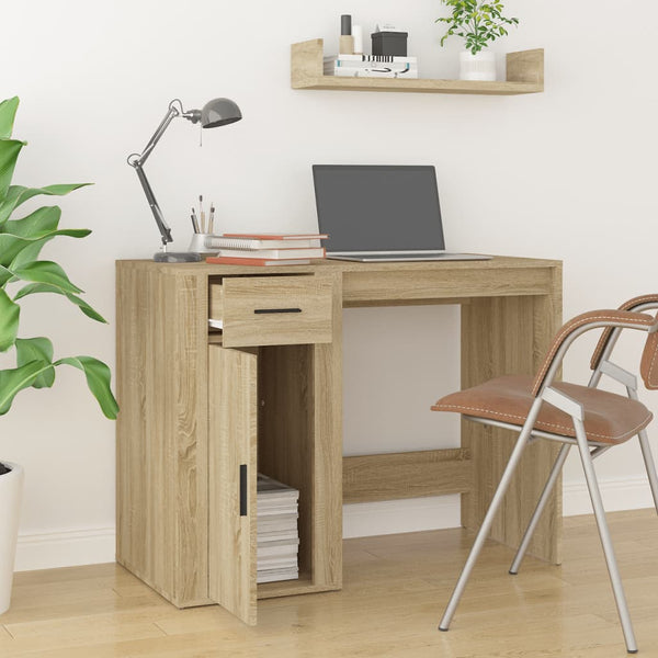 Schreibtisch Sonoma Eiche 100 cm