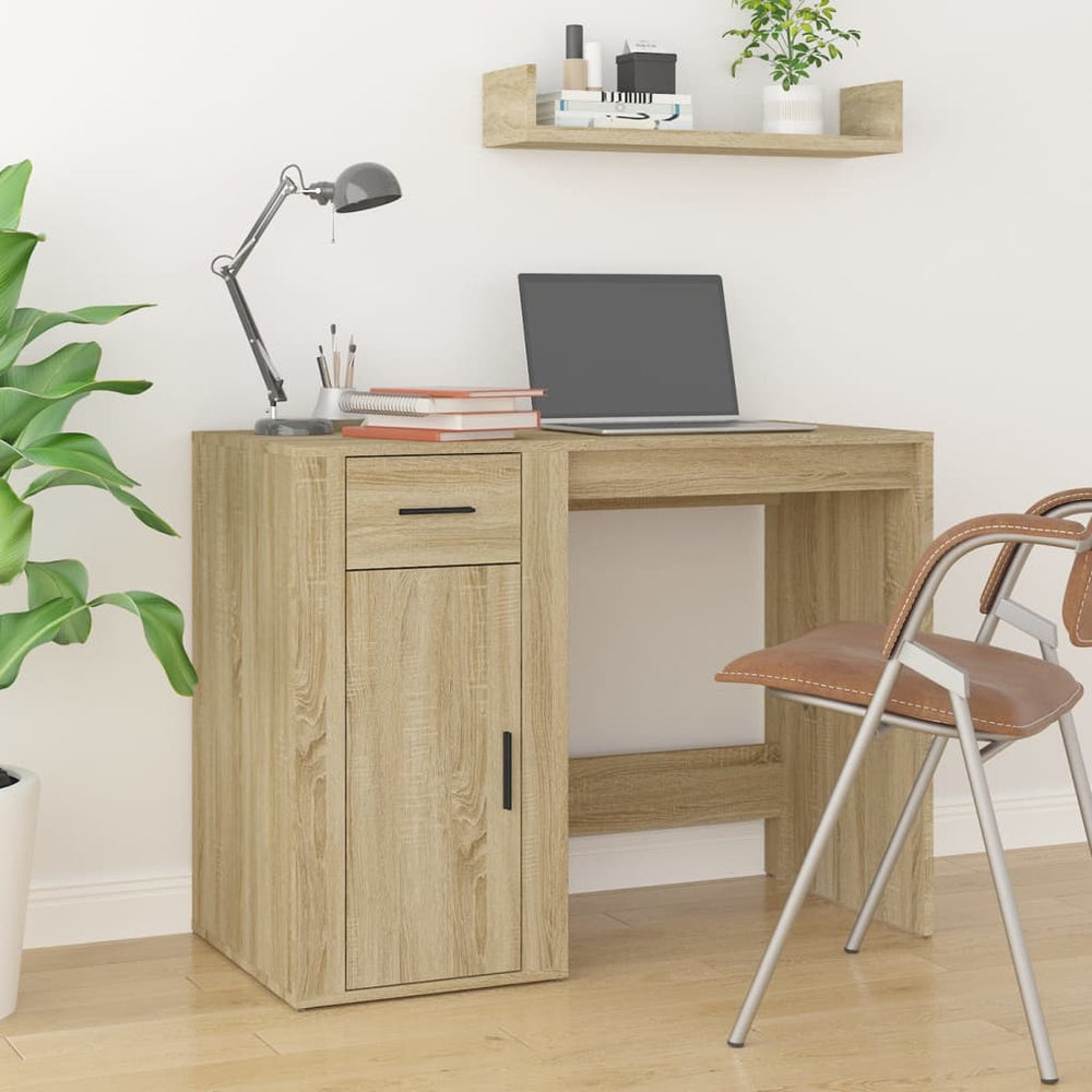 Schreibtisch Sonoma Eiche 100 cm