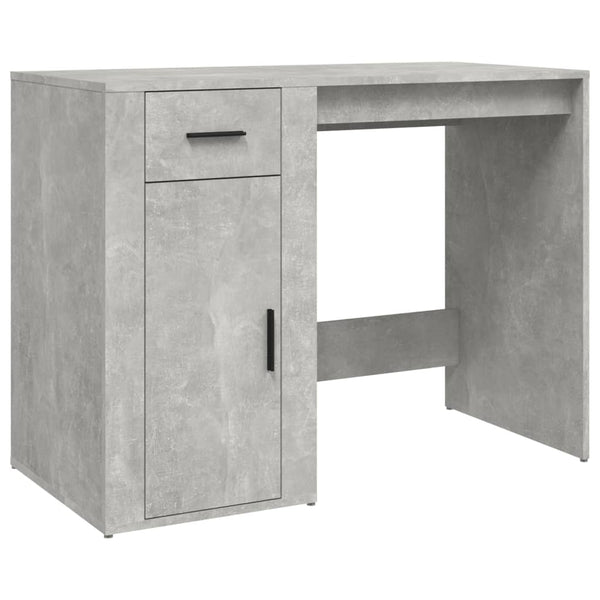 Betongrauer Schreibtisch 100 cm