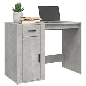 Betongrauer Schreibtisch 100 cm