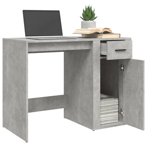 Betongrauer Schreibtisch 100 cm