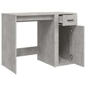 Betongrauer Schreibtisch 100 cm