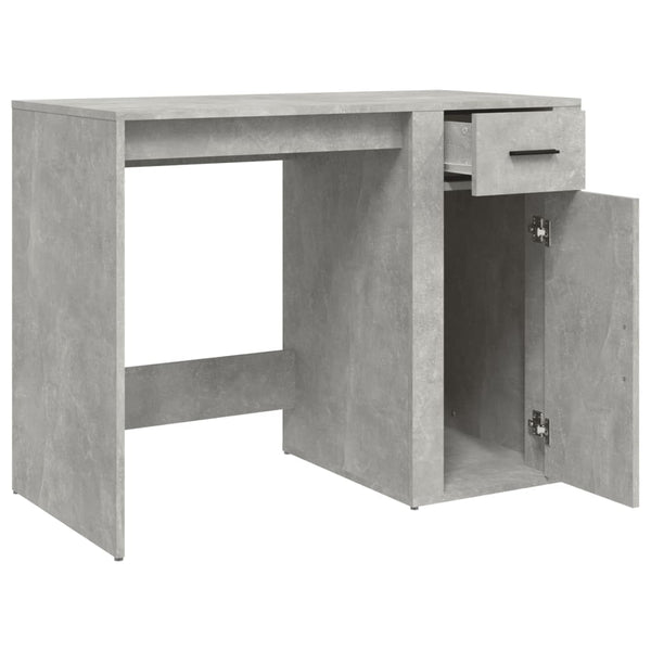 Betongrauer Schreibtisch 100 cm